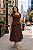 Vestido Midi Marrom - Imagem 1