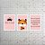 Kit 03 Quadros de tigre com fundo rosa - Imagem 2
