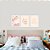 Kit 03 quadros love minimalista com flor - Imagem 5