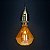 Lâmpada Diamante Filamento Led Vintage 4W Bocal Rosca E27 Luz 2200K Âmbar D95 Bivolt Para Decoração - Imagem 3