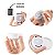 Kit 3 Spots Luminárias Lâmpadas Redondas Sem Fio RGB Coloridas Multicolor Led Com Controle Remoto Para Paredes Armários - Imagem 4