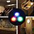 Kit 3 Spots Luminárias Lâmpadas Redondas Sem Fio RGB Coloridas Multicolor Led Com Controle Remoto Para Paredes Armários - Imagem 5