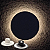 Luminária Lâmpada Arandela Eclipse Led 12W Bivolt Luz Branco Quente Para Paredes Em  Ambientes Internos E Externos - Imagem 2