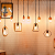 Lustre Pendente Rústico Redondo Em Madeira Tampa Canopla Regulável 1,20M Para Teto Fio PP Bocal Soquete E27 Bivolt - Imagem 4