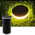 Luminária Balizador Spot Redondo Led SMD Em PVC De 3W Luz Branco Quente De Embutir Em Piso Chão Solo Gramado Jardim - Imagem 3