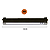 Luminária (preta) Luz Difusa Linear 30w De 46cm Para Trilho - Imagem 3