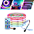 Fita Cob Digital Rgb 650 Led/m 358 Efeitos 5m 12v 12w/m - Imagem 1