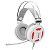 Headset Gamer USB Redragon Minos Lunar White USB Som Surround 7.1 Virtual - Imagem 1