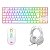 Kit Gamer RGB Redragon S125W Lunar White com Mouse, Teclado e Headset - Imagem 1