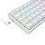 Teclado Mecânico Gamer Compacto Redragon Fizz Lunar White RGB Switch K617-RGB-W - Imagem 8