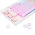 Teclado Gamer Redragon Shiva, RGB, ABNT2, Pink/White, K512PW-RGB - Imagem 7