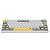 TECLADO GAMER REDRAGON LAKSHMI AMARELO+BRANCO+ CINZA COM SWITCH MARROM - Imagem 6