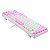 TECLADO GAMER REDRAGON DAKSA BRANCO E ROSA - Imagem 5