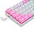 TECLADO MECÂNICO KEYBOARD REDRAGON DRAGONBORN BRANCO E ROSA RGB - Imagem 5