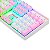 TECLADO MECÂNICO GAMER REDRAGON MITRA BRANCO E ROSA RGB - Imagem 7