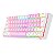 TECLADO MECANICO GAMER DRACONIC PRO RGB ROSA E BRANCO - Imagem 2