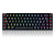 TECLADO MECÂNICO GAMER CASTOR RGB PRETO SWITCH ABNT2 - Imagem 1