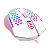 MOUSE REAPING ELITE RGB BRANCO COM ROSA - Imagem 3