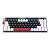 TECLADO MECANICO GAMER MAGIC-WAND RGB PRETO, BRANCO E VERMELHO SWITCH BROWN - Imagem 4