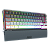 TECLADO MECÂNICO GAMER SHACO PRETO E CINZA RGB COM SWITCH MODELO K641G-GW-RGB - Imagem 2