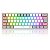 Teclado Mecânico Gamer Redragon Fizz Lunar Dawn Branco e Cinza RGB K617-RGB-WG - Imagem 1