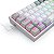 Teclado Mecânico Gamer Redragon Fizz Lunar Dawn Branco e Cinza RGB K617-RGB-WG - Imagem 5