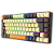 Teclado Sem Fio Redragon Phantom Pro Cinza com Creme RGB Mecânico 75% com Switch Brown - Imagem 2