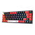 Teclado mecânico RGB Sem Fio Redragon Castor Pro Preto, vermelho e branco - Imagem 3