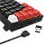 Teclado mecânico RGB Sem Fio Redragon Castor Pro Preto, vermelho e branco - Imagem 7