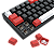 Teclado mecânico RGB Sem Fio Redragon Castor Pro Preto, vermelho e branco - Imagem 8