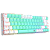 Teclado Sem Fio Redragon Castor Pro Branco com Menta RGB Mecânico 65% com Switch Gentle Mine - Imagem 2