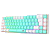 Teclado Sem Fio Redragon Castor Pro Branco com Menta RGB Mecânico 65% com Switch Gentle Mine - Imagem 3