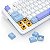Teclado Mecânico Gamer Sem Fio Redragon Gloria Pro RGB Compacto Branco e Azul - Imagem 9