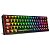 Teclado Sem Fio Redragon Pollux Pro Clear Black RGB Mecânico 78 Teclas Crystal - Imagem 2