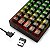 Teclado Sem Fio Redragon Pollux Pro Clear Black RGB Mecânico 78 Teclas Crystal - Imagem 4