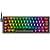 Teclado Mecânico Redragon Fizz RGB Clear Black 60% - Imagem 1