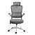 Cadeira Office Ergonômica Redragon Hela White & Gray C214-W - Imagem 3