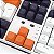 Teclado Mecânico Gamer Redragon Wyvern Pro RGB Branco, Preto e Laranja - Imagem 8