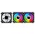 Kit com 3 Fans ARGB Redragon Infinity Mirror – GC-F012 - Imagem 1