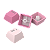 Kit de Keycaps Redragon Degradê Rosa e Branco ABNT2 106 Teclas ABS Doubleshot A133 PT - Imagem 6
