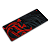 Mousepad Gamer Redragon Flamengo Mantle – Edição Oficial Preto e Vermelho | 900x400x4mm - Imagem 2