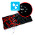 Mousepad Gamer Redragon Flamengo Mantle – Edição Oficial Preto e Vermelho | 900x400x4mm - Imagem 5