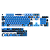 Kit de Keycaps Redragon x Harry Potter Corvinal - PBT Dye Sub - 136 Teclas - HP-941 - Imagem 1