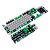 Kit de Keycaps Redragon x Harry Potter Sonserina - PBT Dye Sub - 136 Teclas - HP-942 - Imagem 3