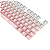 Kit de Keycaps Redragon Degradê Branco e Rosa ABNT2 106 Teclas ABS Doubleshot A139 PT - Imagem 6