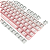 Kit de Keycaps Redragon Degradê Branco e Rosa ABNT2 106 Teclas ABS Doubleshot A139 PT - Imagem 7