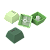 Kit de Keycaps Redragon Degradê Verde ABNT2 106 Teclas ABS Doubleshot A140 PT - Imagem 7