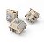 Switch para Teclado Mecânico Redragon Tiger Tátil Bege 50gf POM 3 Pinos com Lente Difusora para LED 38un A118HP-PC - Imagem 6