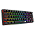 Teclado Mecânico Gamer Redragon Jax 60% – Switch Marrom, Iluminação Rainbow, USB-C, ABNT2 – K613-KB (PT-BROWN) - Imagem 2