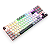 Teclado Mecânico Gamer Redragon Kumara RGB – Switch Marrom, TKL, Tricolor Branco/Preto/Cinza, ABNT2 – K552WGL-RGB (PT-BROWN) - Imagem 3